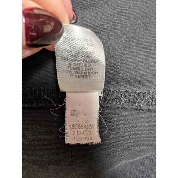 J Jill Shirt Maxi Dress Women’s Size 3x Perfect Pima Cotton Blend Stretch Black - Picture 8 of 12